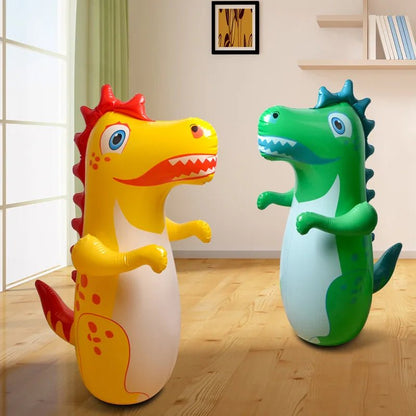 “Inflatable Standing Punching Bag for Kids & Adults – Dinosaur Tumbler Boxing Toy for Boys, Fun Sports Activity & Outdoor Game Gift” - RELUX.STORE