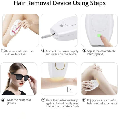 “IPL Laser Hair Removal Device – Permanent Hair Reduction for Face & Body | Professional At - Home Hair Removal & Skin Rejuvenation” - RELUX.STORE