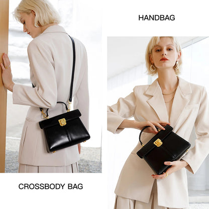 ITAMOOD Genuine Leather Women's Bag Luxury Branded Women's Handbag Fashionable and Versatile Crossbody Bag With Scarf Decor - RELUX.STORE