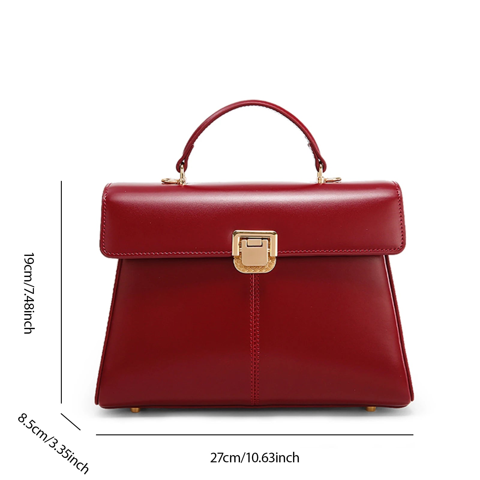 ITAMOOD Genuine Leather Women's Bag Luxury Branded Women's Handbag Fashionable and Versatile Crossbody Bag With Scarf Decor - RELUX.STORE