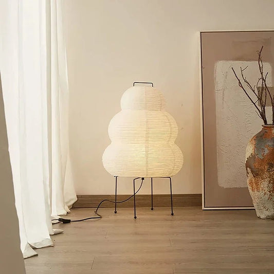 💡 "Japanese Akari Noguchi Style Table Lamp – White Rice Paper Decorative Desk Light for Bedroom, Living Room, Dining Room, Study & Loft Décor" - RELUX.STORE