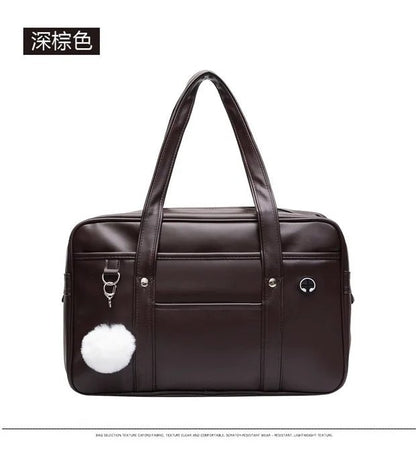 Japanese Casual PU Shoulder Bag Junior High School Students School Bag Handbag Anime Uniform Bag Tote Bags for Women Bolsos - RELUX.STORE