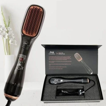 “Joy Professional Styling Brush – Detangling & Smooth Hair Brush for All Hair Types | Salon - Quality Hair Care & Styling Tool” - RELUX.STORE