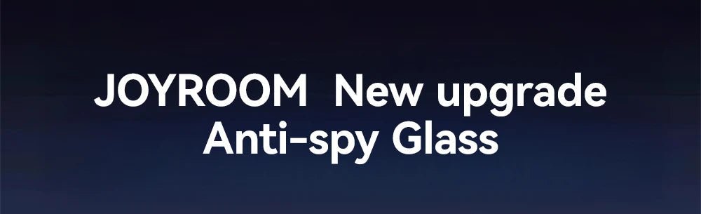 "Joyroom 1/2PCS Anti - Spy Privacy Screen Protector for iPhone 17 Pro Max / 17 Pro / 17 Air – Tempered Glass Film" - RELUX.STORE