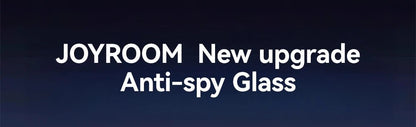 "Joyroom 1/2PCS Anti - Spy Privacy Screen Protector for iPhone 17 Pro Max / 17 Pro / 17 Air – Tempered Glass Film" - RELUX.STORE