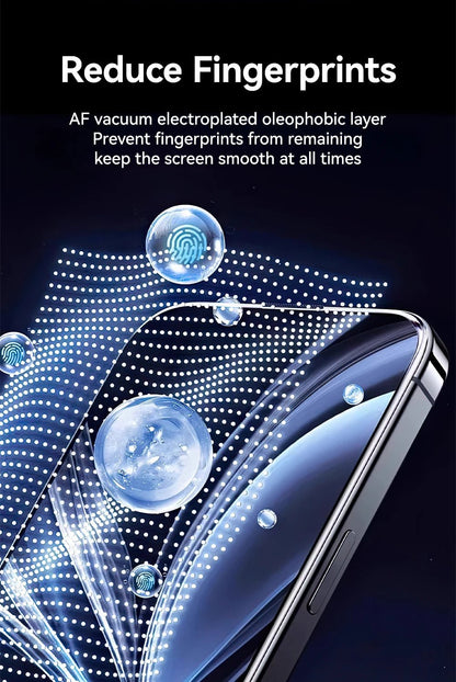 "Joyroom 1/2PCS Anti - Spy Privacy Screen Protector for iPhone 17 Pro Max / 17 Pro / 17 Air – Tempered Glass Film" - RELUX.STORE