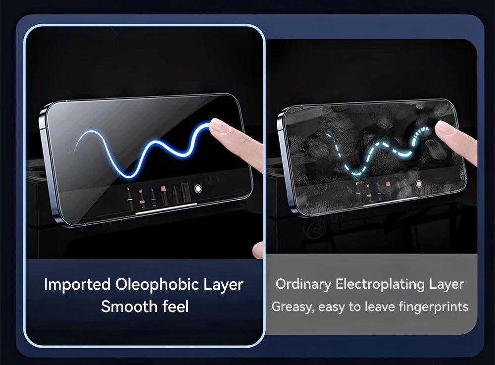 "Joyroom 1/2PCS Anti - Spy Privacy Screen Protector for iPhone 17 Pro Max / 17 Pro / 17 Air – Tempered Glass Film" - RELUX.STORE