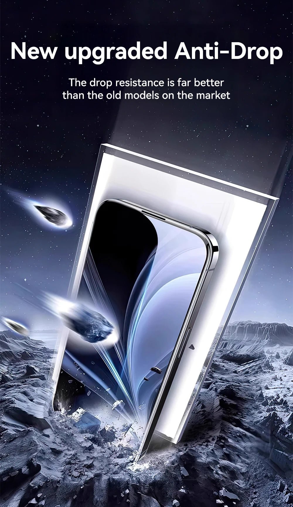 "Joyroom 1/2PCS Anti - Spy Privacy Screen Protector for iPhone 17 Pro Max / 17 Pro / 17 Air – Tempered Glass Film" - RELUX.STORE