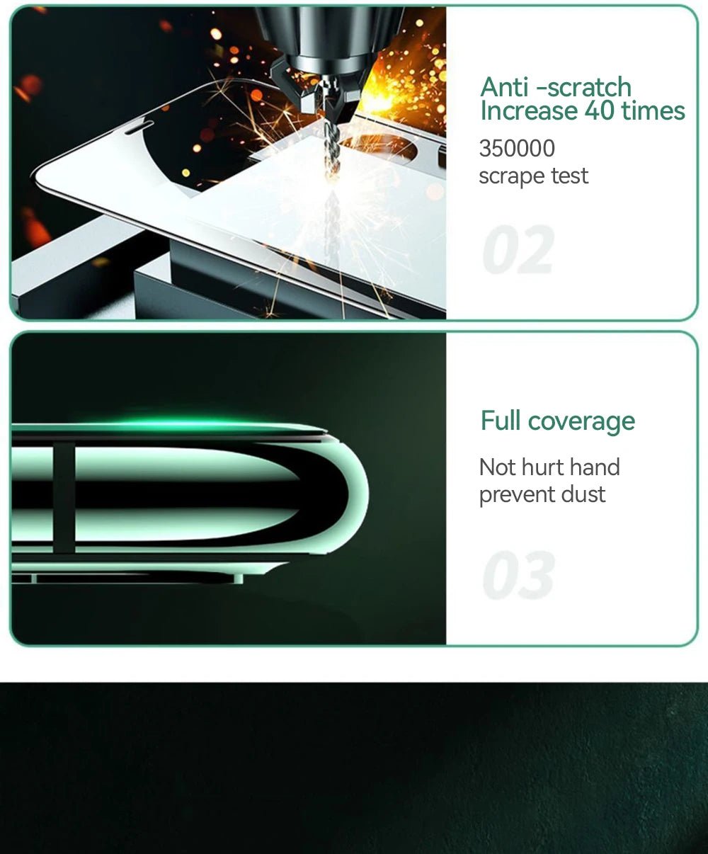 "Joyroom HD Tempered Glass Screen Protector for iPhone 15/16/17 Pro Max – Full - Screen Anti - Scratch, 1/2/3 - Pack" 📱🛡️✨ - RELUX.STORE