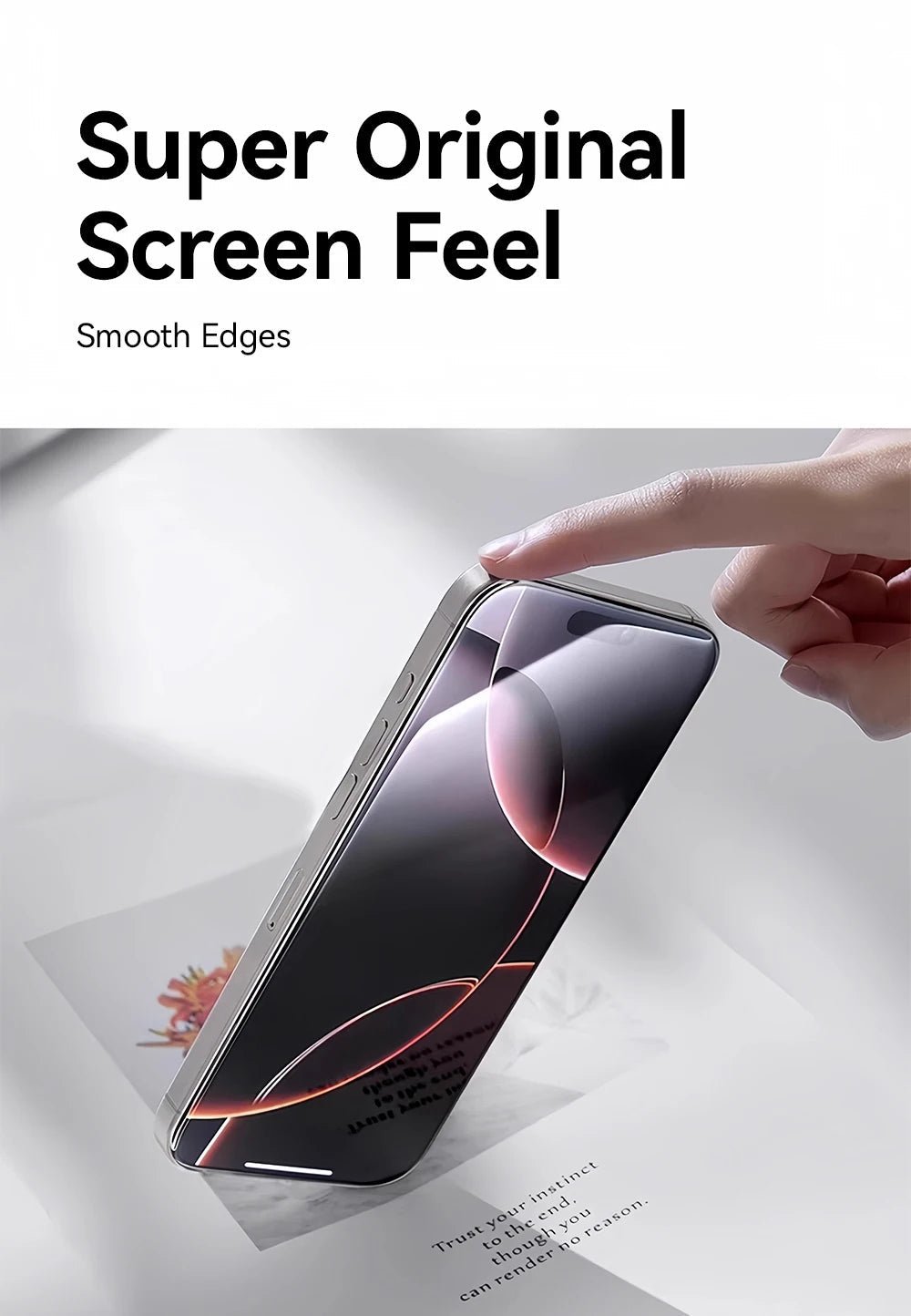 "Joyroom HD Tempered Glass Screen Protector for iPhone 17 / 17 Pro / 17 Pro Max / 17 Air – Full Coverage, Anti - Scratch, Anti - Fingerprint, Bubble - Free Installation" - RELUX.STORE