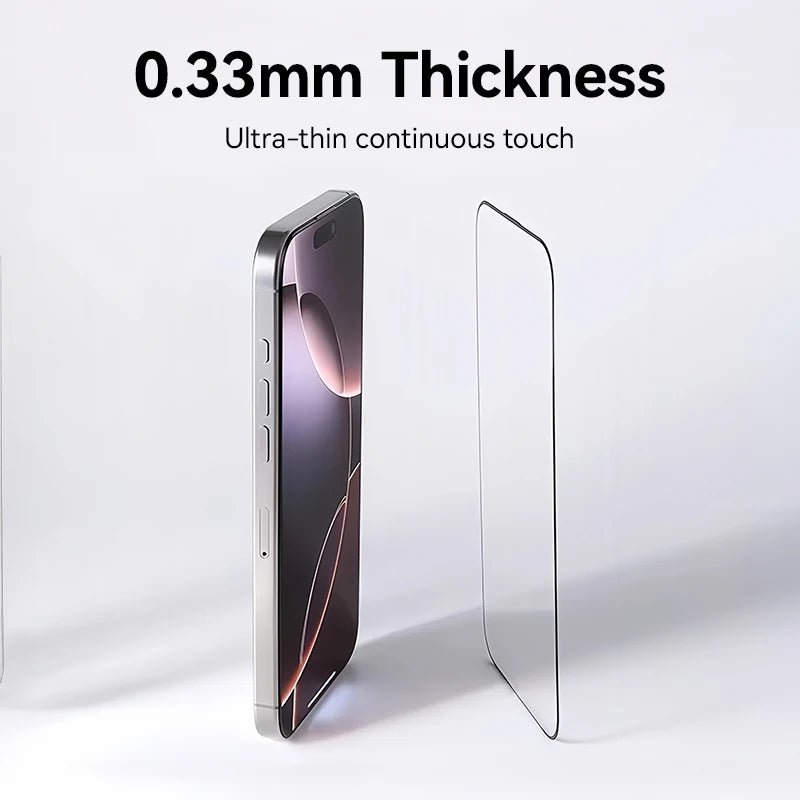 "Joyroom HD Tempered Glass Screen Protector for iPhone 17 / 17 Pro / 17 Pro Max / 17 Air – Full Coverage, Anti - Scratch, Anti - Fingerprint, Bubble - Free Installation" - RELUX.STORE
