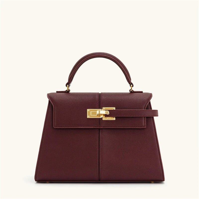 JW PEI Women's Handbag Elise Designer Fashion 2025 New Burgundy Handbag Large Square Crossbody Bag High - end Women's Bag - RELUX.STORE