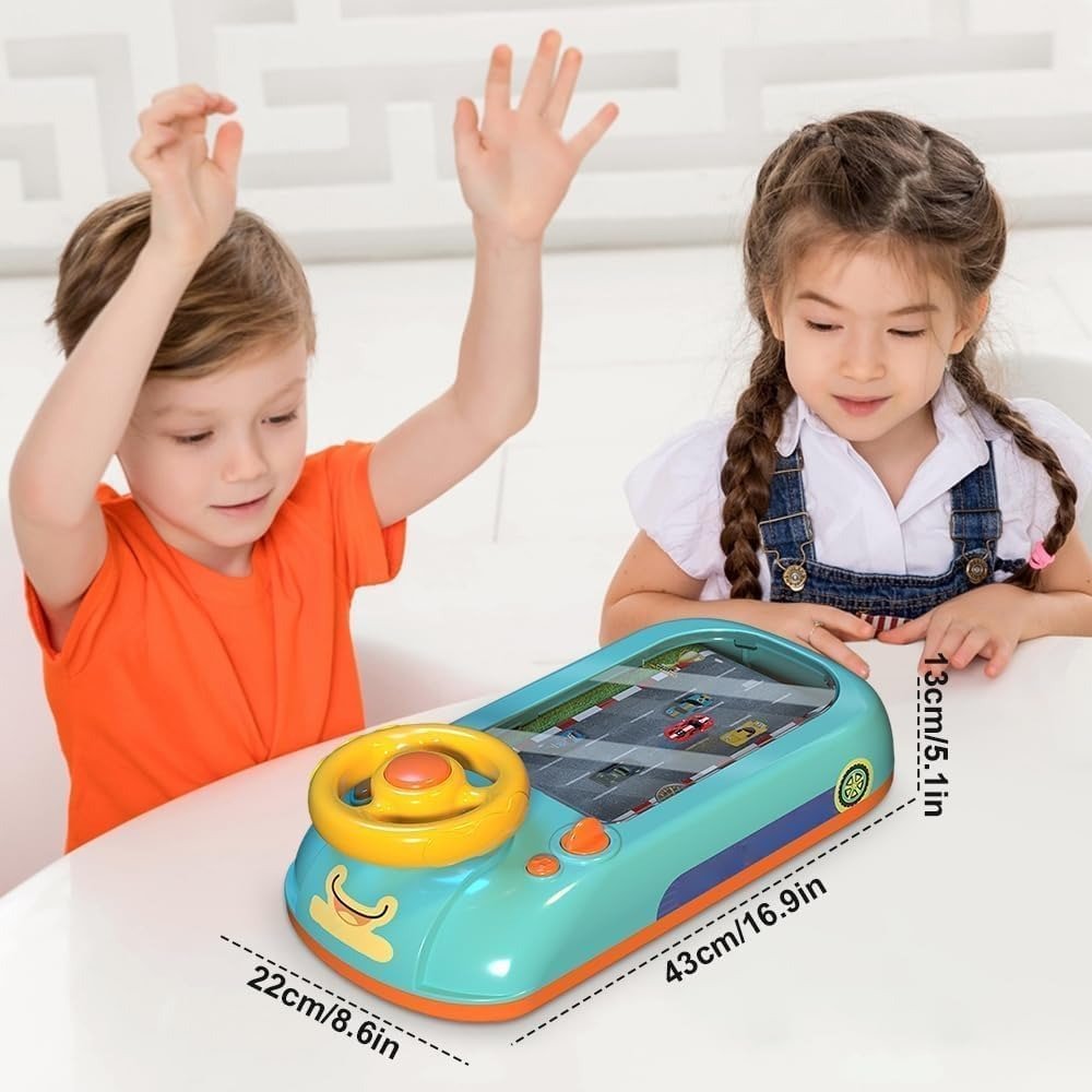 "Kids Steering Wheel Toy – Interactive Driving Simulation with Lights, Sounds & Educational Fun" 🚗🎶✨ - RELUX.STORE