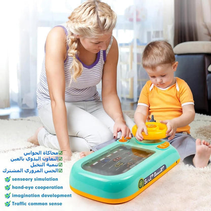"Kids Steering Wheel Toy – Interactive Driving Simulation with Lights, Sounds & Educational Fun" 🚗🎶✨ - RELUX.STORE