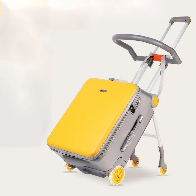 Kids Stroller Travel Suitcase Riding and Sitting Multi - function Waterproof and Wear Resistant Trunk Suitcase Luggage - RELUX.STOREKids Stroller Travel Suitcase Riding and Sitting Multi - function Waterproof and Wear Resistant Trunk Suitcase Luggage