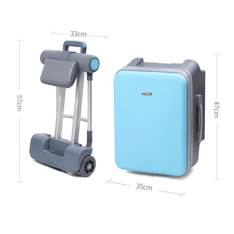 Kids Stroller Travel Suitcase Riding and Sitting Multi - function Waterproof and Wear Resistant Trunk Suitcase Luggage - RELUX.STOREKids Stroller Travel Suitcase Riding and Sitting Multi - function Waterproof and Wear Resistant Trunk Suitcase Luggage