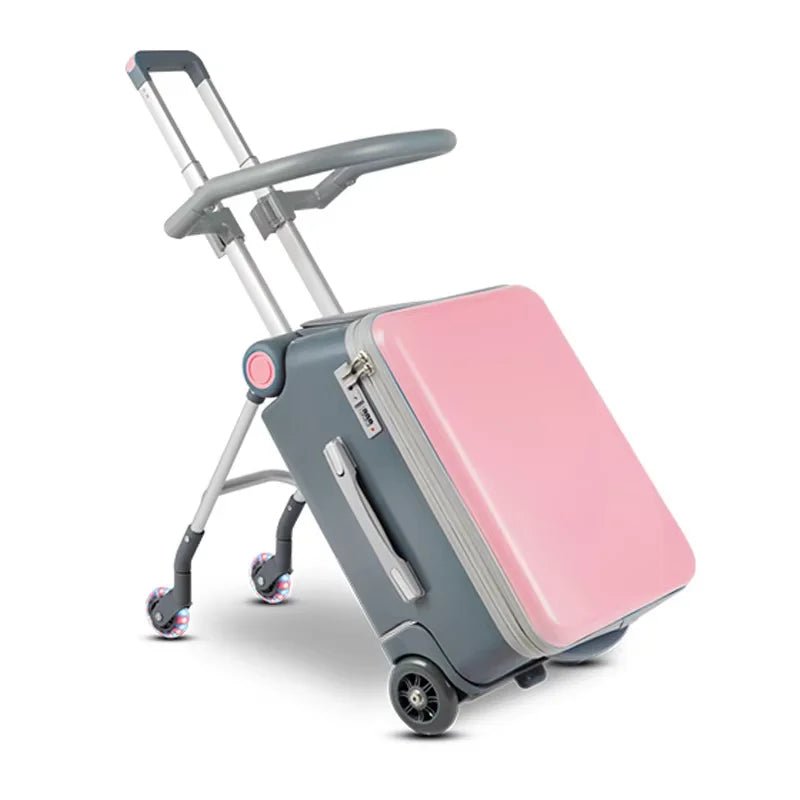 Kids Stroller Travel Suitcase Riding and Sitting Multi - function Waterproof and Wear Resistant Trunk Suitcase Luggage - RELUX.STOREKids Stroller Travel Suitcase Riding and Sitting Multi - function Waterproof and Wear Resistant Trunk Suitcase Luggage