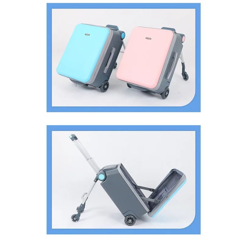 Kids Stroller Travel Suitcase Riding and Sitting Multi - function Waterproof and Wear Resistant Trunk Suitcase Luggage - RELUX.STOREKids Stroller Travel Suitcase Riding and Sitting Multi - function Waterproof and Wear Resistant Trunk Suitcase Luggage