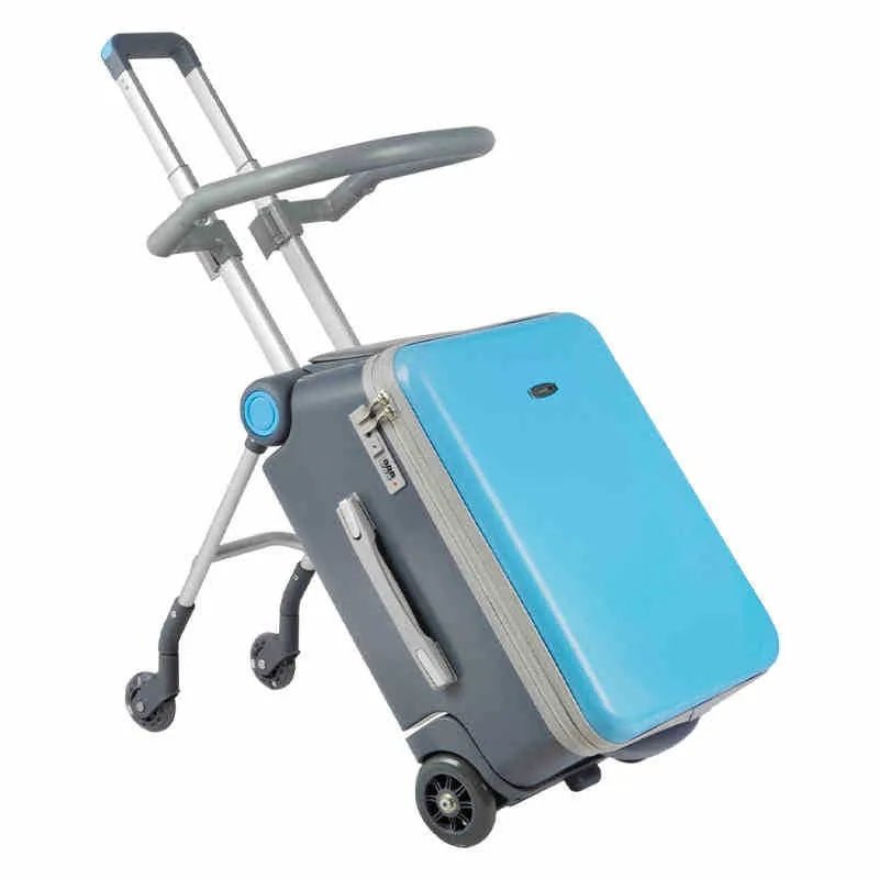 Kids Stroller Travel Suitcase Riding and Sitting Multi - function Waterproof and Wear Resistant Trunk Suitcase Luggage - RELUX.STOREKids Stroller Travel Suitcase Riding and Sitting Multi - function Waterproof and Wear Resistant Trunk Suitcase Luggage