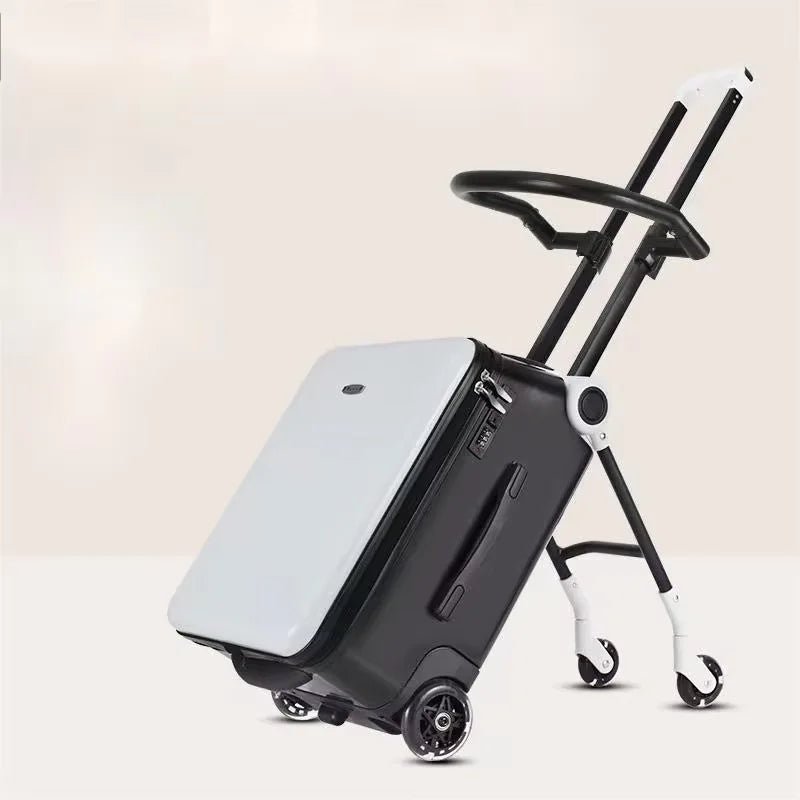 Kids Stroller Travel Suitcase Riding and Sitting Multi - function Waterproof and Wear Resistant Trunk Suitcase Luggage - RELUX.STOREKids Stroller Travel Suitcase Riding and Sitting Multi - function Waterproof and Wear Resistant Trunk Suitcase Luggage