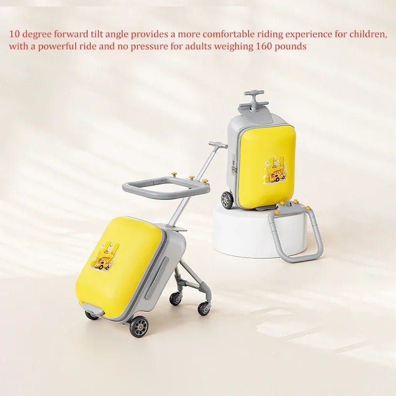 Kids Travel Trolley Suitcase Children Luggage Pulling Cart Travel Seat Carrier Bag Riding Suitcase for Baby Carry - On Luggage - RELUX.STOREKids Travel Trolley Suitcase Children Luggage Pulling Cart Travel Seat Carrier Bag Riding Suitcase for Baby Carry - On Luggage