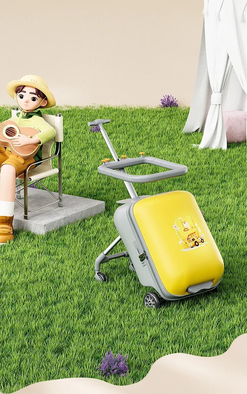 Kids Travel Trolley Suitcase Children Luggage Pulling Cart Travel Seat Carrier Bag Riding Suitcase for Baby Carry - On Luggage - RELUX.STOREKids Travel Trolley Suitcase Children Luggage Pulling Cart Travel Seat Carrier Bag Riding Suitcase for Baby Carry - On Luggage