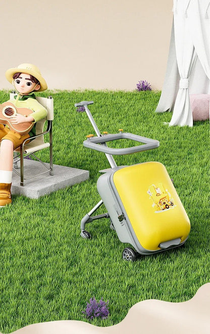 Kids Travel Trolley Suitcase Children Luggage Pulling Cart Travel Seat Carrier Bag Riding Suitcase for Baby Carry - On Luggage - RELUX.STOREKids Travel Trolley Suitcase Children Luggage Pulling Cart Travel Seat Carrier Bag Riding Suitcase for Baby Carry - On Luggage