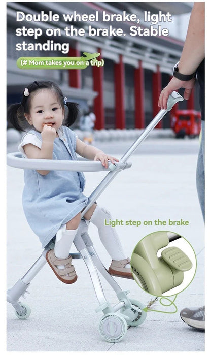 Kids' Travel Trolley Suitcase Mountable on Plane with Spinner Wheels Luggage Ride and Walk The Baby's Suitcase Folding Stroller - RELUX.STOREKids' Travel Trolley Suitcase Mountable on Plane with Spinner Wheels Luggage Ride and Walk The Baby's Suitcase Folding Stroller