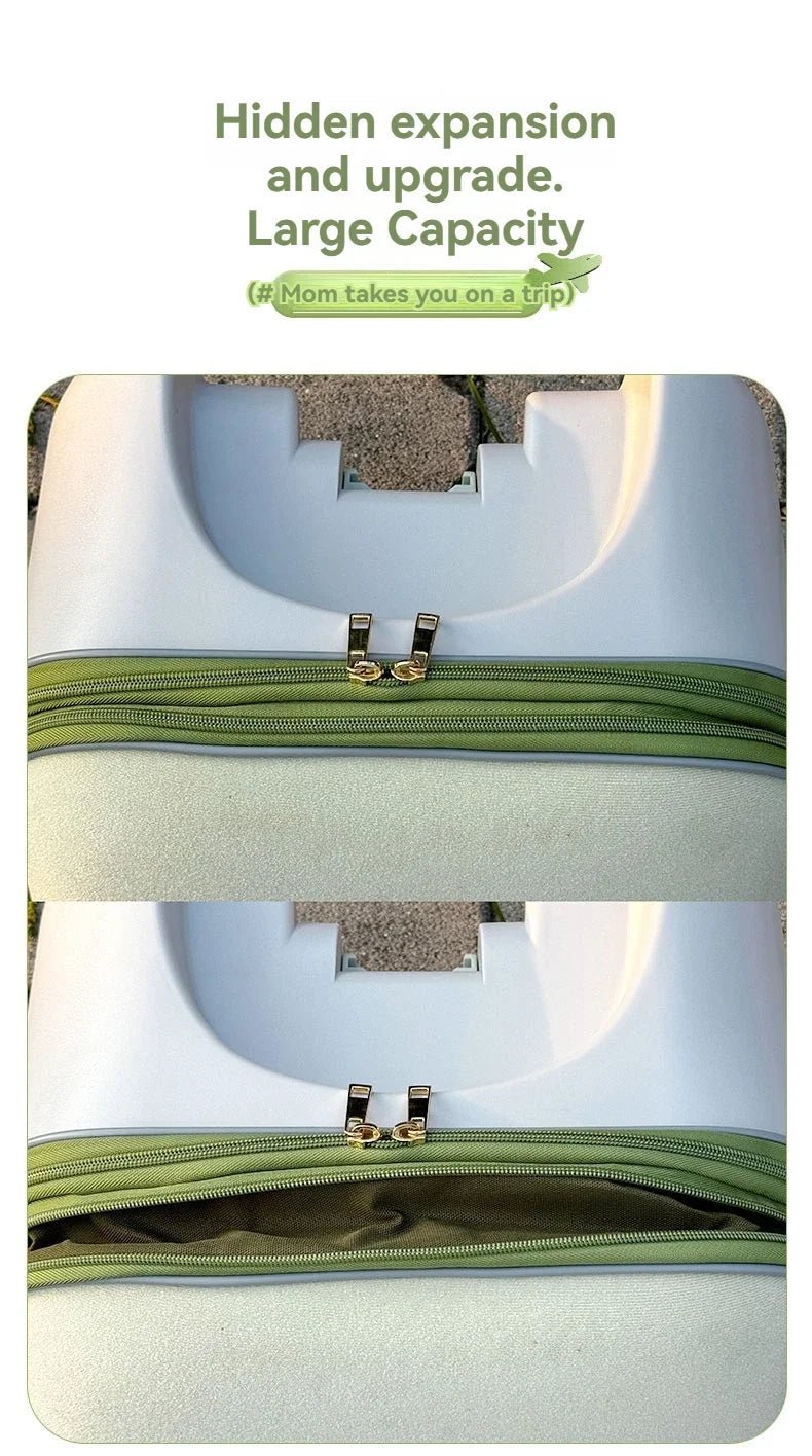 Kids' Travel Trolley Suitcase Mountable on Plane with Spinner Wheels Luggage Ride and Walk The Baby's Suitcase Folding Stroller - RELUX.STOREKids' Travel Trolley Suitcase Mountable on Plane with Spinner Wheels Luggage Ride and Walk The Baby's Suitcase Folding Stroller