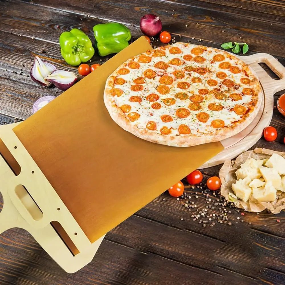 Kitchen Gadgets Sliding Pizza Shovel Non Stick Pizza Smooth Cutting Board Storage Transfer Board Kitchen Baking Tool - RELUX.STORE