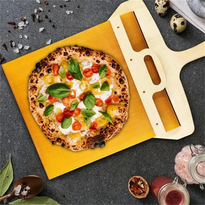Kitchen Gadgets Sliding Pizza Shovel Non Stick Pizza Smooth Cutting Board Storage Transfer Board Kitchen Baking Tool - RELUX.STORE
