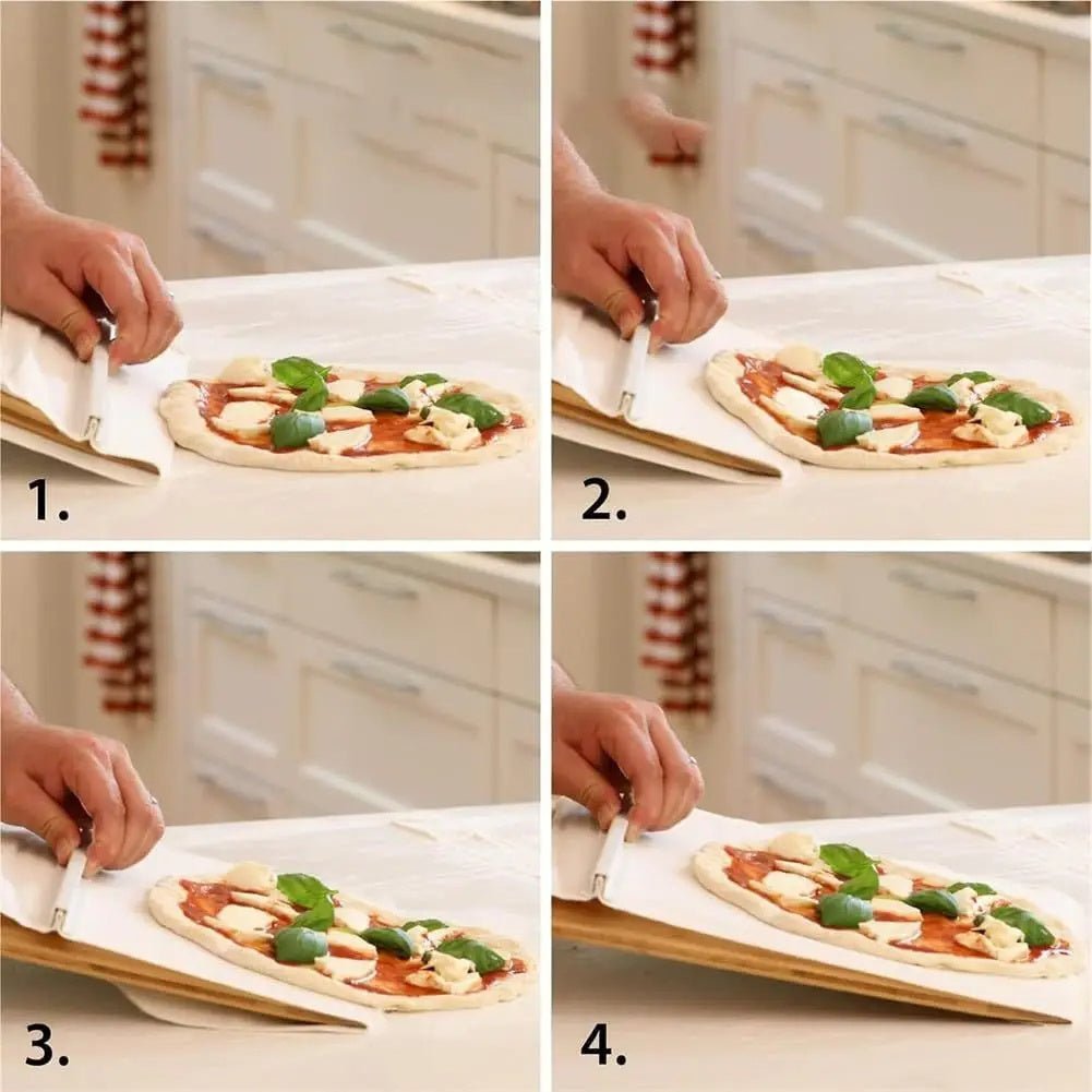 Kitchen Gadgets Sliding Pizza Shovel Non Stick Pizza Smooth Cutting Board Storage Transfer Board Kitchen Baking Tool - RELUX.STORE