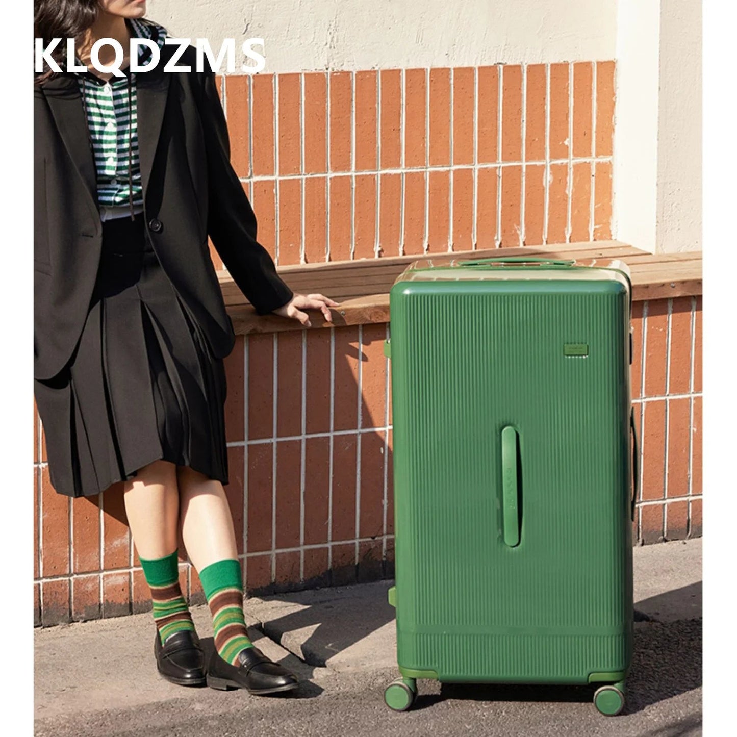 KLQDZMS Rolling Suitcase Large Capacity Trolley Case 20 Inch Boarding Box 22"24"26"28"30 Inch Cart Style Travel Bag Luggage - RELUX.STOREKLQDZMS Rolling Suitcase Large Capacity Trolley Case 20 Inch Boarding Box 22"24"26"28"30 Inch Cart Style Travel Bag Luggage
