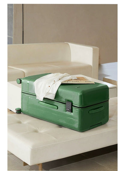 KLQDZMS Rolling Suitcase Large Capacity Trolley Case 20 Inch Boarding Box 22"24"26"28"30 Inch Cart Style Travel Bag Luggage - RELUX.STOREKLQDZMS Rolling Suitcase Large Capacity Trolley Case 20 Inch Boarding Box 22"24"26"28"30 Inch Cart Style Travel Bag Luggage