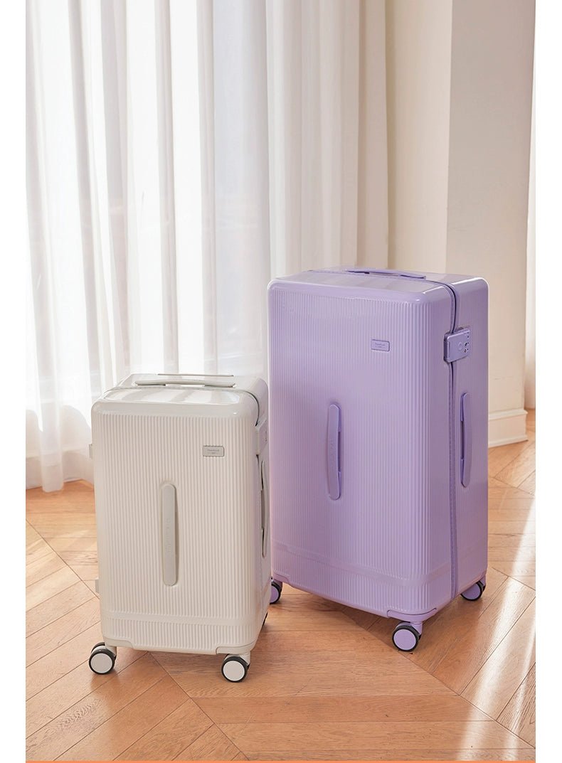 KLQDZMS Rolling Suitcase Large Capacity Trolley Case 20 Inch Boarding Box 22"24"26"28"30 Inch Cart Style Travel Bag Luggage - RELUX.STOREKLQDZMS Rolling Suitcase Large Capacity Trolley Case 20 Inch Boarding Box 22"24"26"28"30 Inch Cart Style Travel Bag Luggage