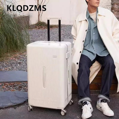 KLQDZMS Rolling Suitcase Large Capacity Trolley Case 20 Inch Boarding Box 22"24"26"28"30 Inch Cart Style Travel Bag Luggage - RELUX.STOREKLQDZMS Rolling Suitcase Large Capacity Trolley Case 20 Inch Boarding Box 22"24"26"28"30 Inch Cart Style Travel Bag Luggage