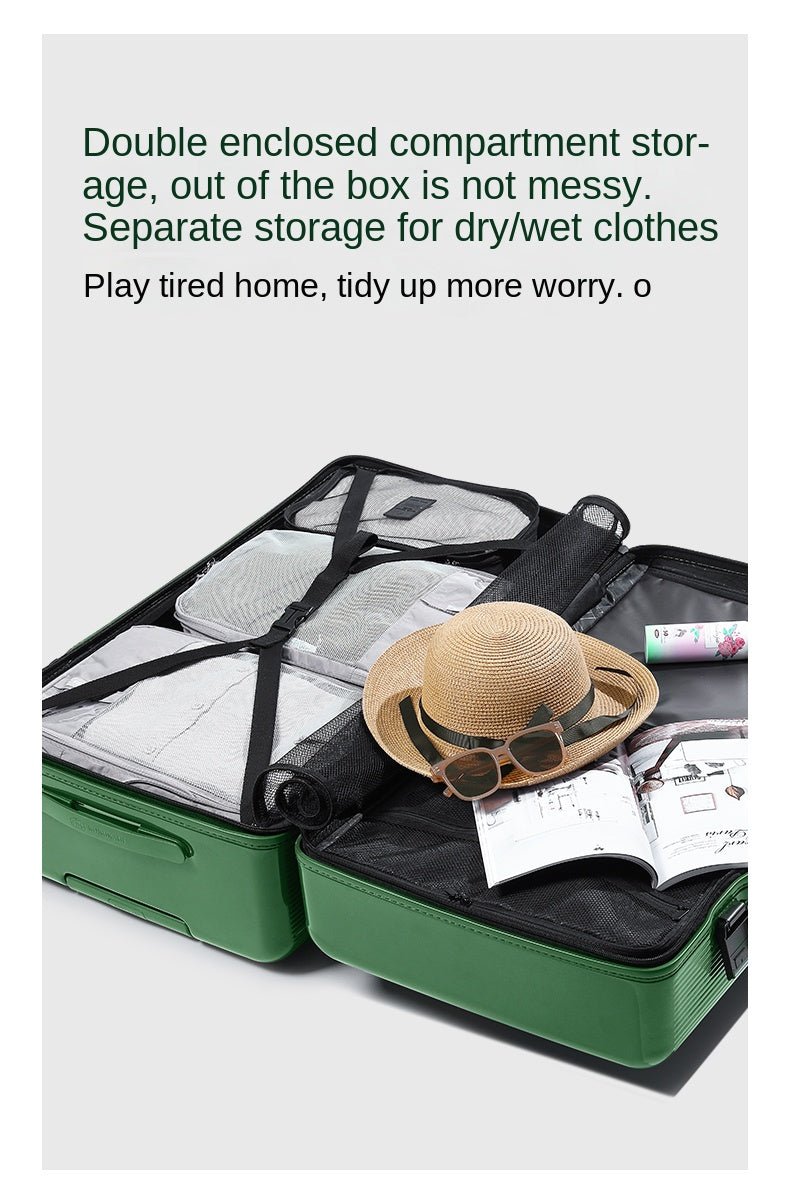 KLQDZMS Rolling Suitcase Large Capacity Trolley Case 20 Inch Boarding Box 22"24"26"28"30 Inch Cart Style Travel Bag Luggage - RELUX.STOREKLQDZMS Rolling Suitcase Large Capacity Trolley Case 20 Inch Boarding Box 22"24"26"28"30 Inch Cart Style Travel Bag Luggage