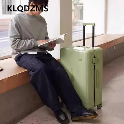 KLQDZMS Rolling Suitcase Large Capacity Trolley Case 20 Inch Boarding Box 22"24"26"28"30 Inch Cart Style Travel Bag Luggage - RELUX.STOREKLQDZMS Rolling Suitcase Large Capacity Trolley Case 20 Inch Boarding Box 22"24"26"28"30 Inch Cart Style Travel Bag Luggage