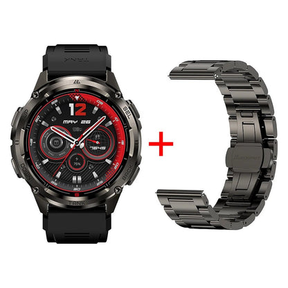 KOSPET TANK T3 Ultra 2 GPS Smart Watch For Men Smartwatch Compass Altimeter Barometric 5ATM IP69K Waterproof AMOLED Mens Watches - RELUX.STORE