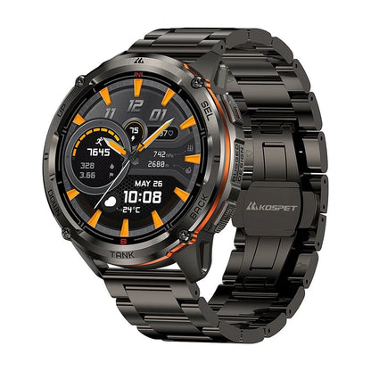 KOSPET TANK T3 Ultra 2 GPS Smart Watch For Men Smartwatch Compass Altimeter Barometric 5ATM IP69K Waterproof AMOLED Mens Watches - RELUX.STORE