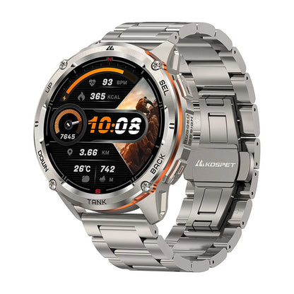 KOSPET TANK T3 Ultra 2 GPS Smart Watch For Men Smartwatch Compass Altimeter Barometric 5ATM IP69K Waterproof AMOLED Mens Watches - RELUX.STORE