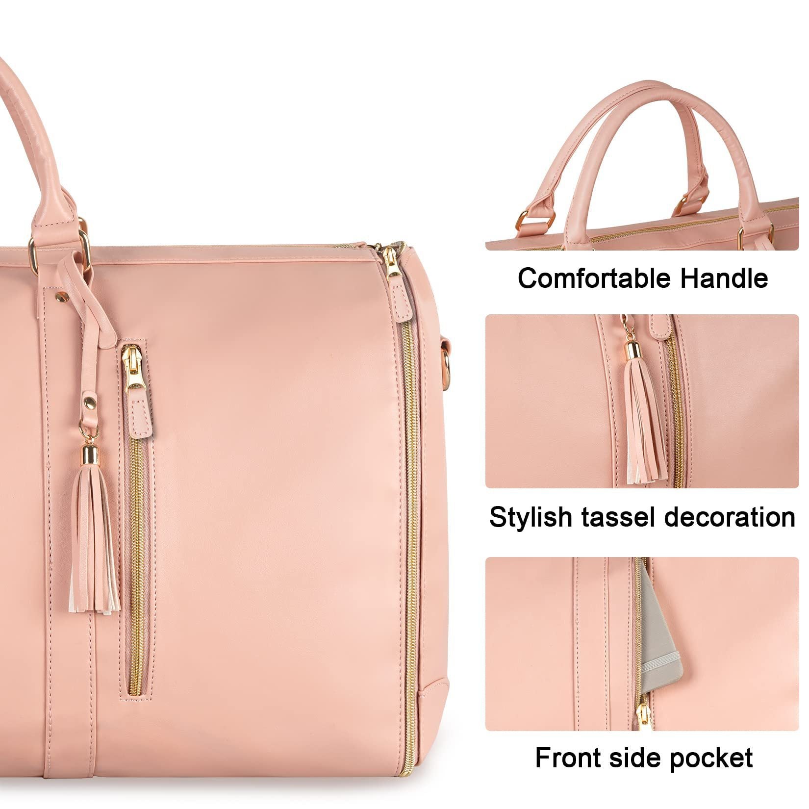 "Large Capacity Women's Travel Duffle Bag – Waterproof Foldable Handbag & Clothes Tote for Travel, Gym, Weekend Getaways" - RELUX.STORE