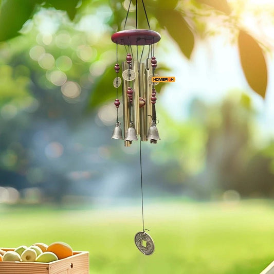 Large Wind Chime Tubes Bells Metal Church Bell Outdoor Garden Home Garden Decor Hanging Wind Chime Symbol Of Good Luck - RELUX.STORE