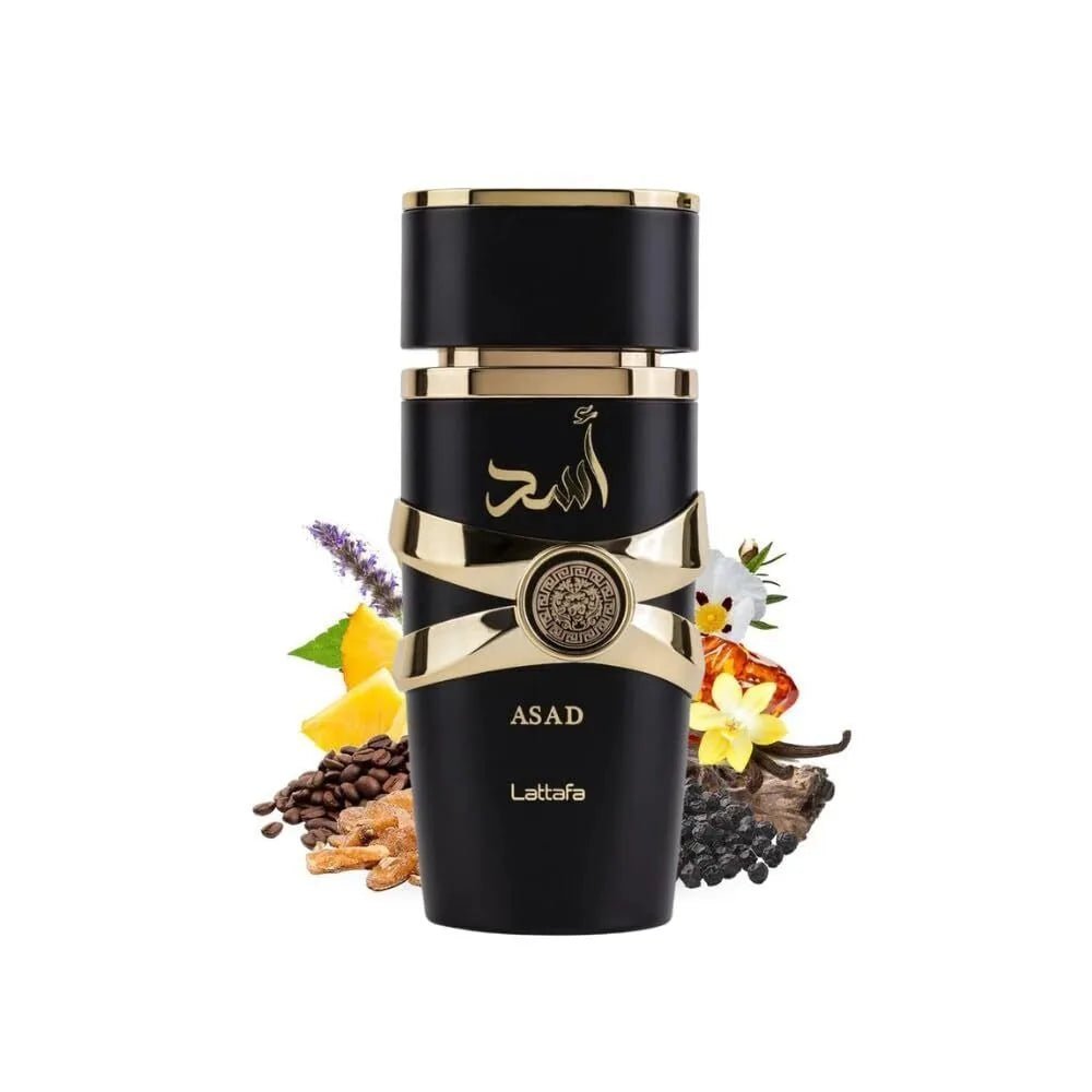 Lattafa Perfumes Black Edition Asad For Unisex Eau De Perfume Spray, 3.4 Ounce Long - Lasting Floral Scent Best Gift - RELUX.STORE