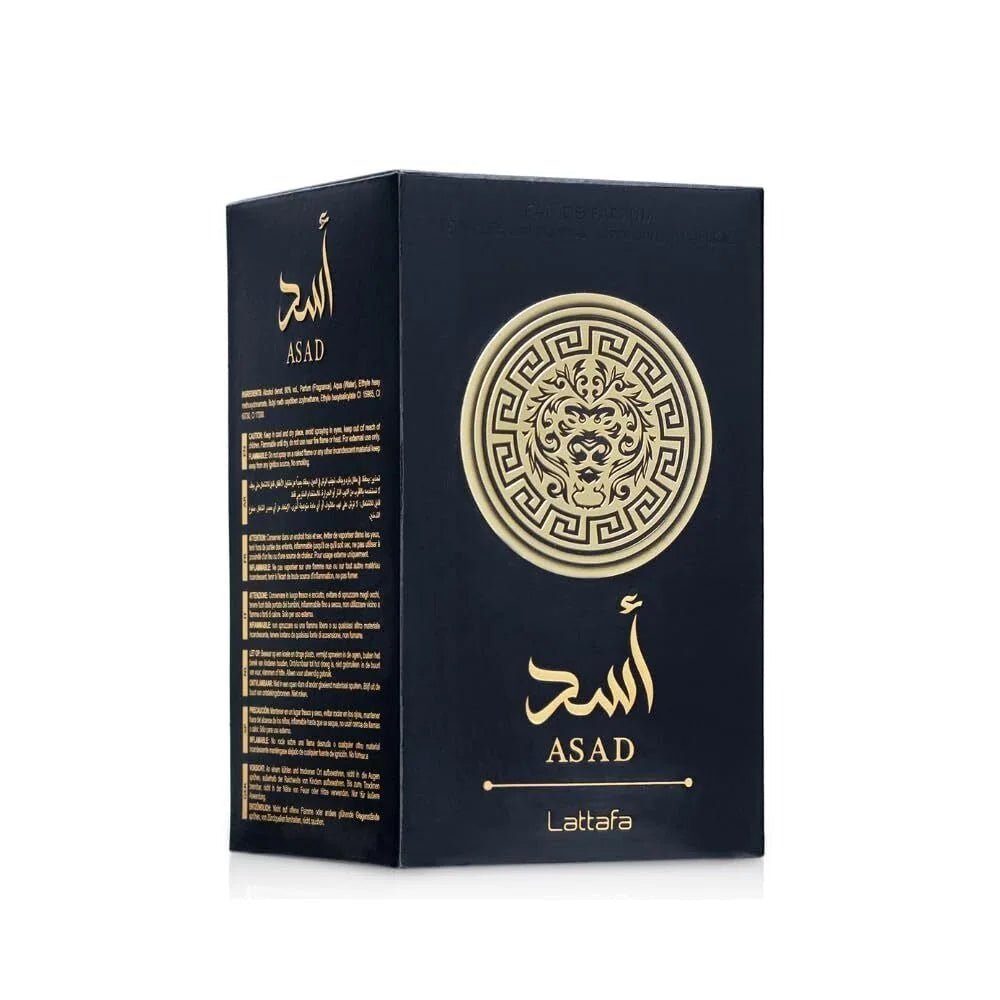 Lattafa Perfumes Black Edition Asad For Unisex Eau De Perfume Spray, 3.4 Ounce Long - Lasting Floral Scent Best Gift - RELUX.STORE