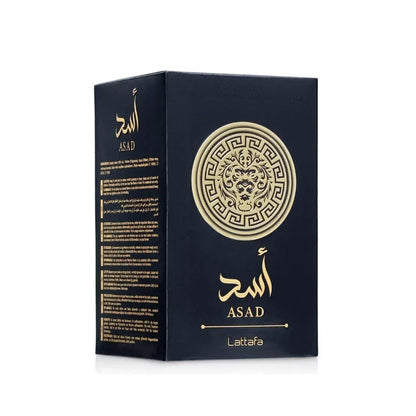 Lattafa Perfumes Black Edition Asad For Unisex Eau De Perfume Spray, 3.4 Ounce Long - Lasting Floral Scent Best Gift - RELUX.STORE