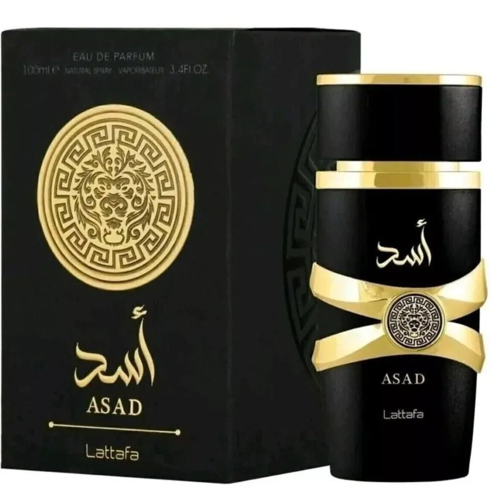 Lattafa Perfumes Black Edition Asad For Unisex Eau De Perfume Spray, 3.4 Ounce Long - Lasting Floral Scent Best Gift - RELUX.STORE
