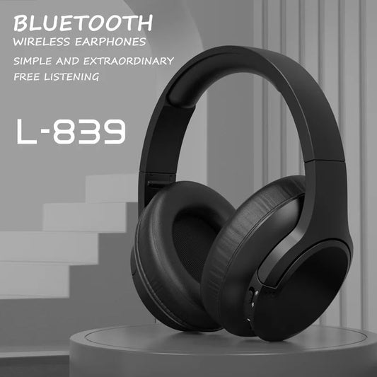 LDON L839 Bluetooth 5.3 Foldable Gaming Headset – Sport Earphones with Mic & Music Earbuds - RELUX.STORE