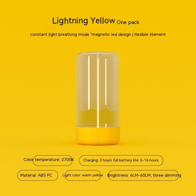 "LED Camping Light – Portable Type - C Rechargeable Night Lamp with High Transparency, Anti - Drop Design & Creative Atmosphere Lighting for Outdoor & Indoor Use" - RELUX.STORE
