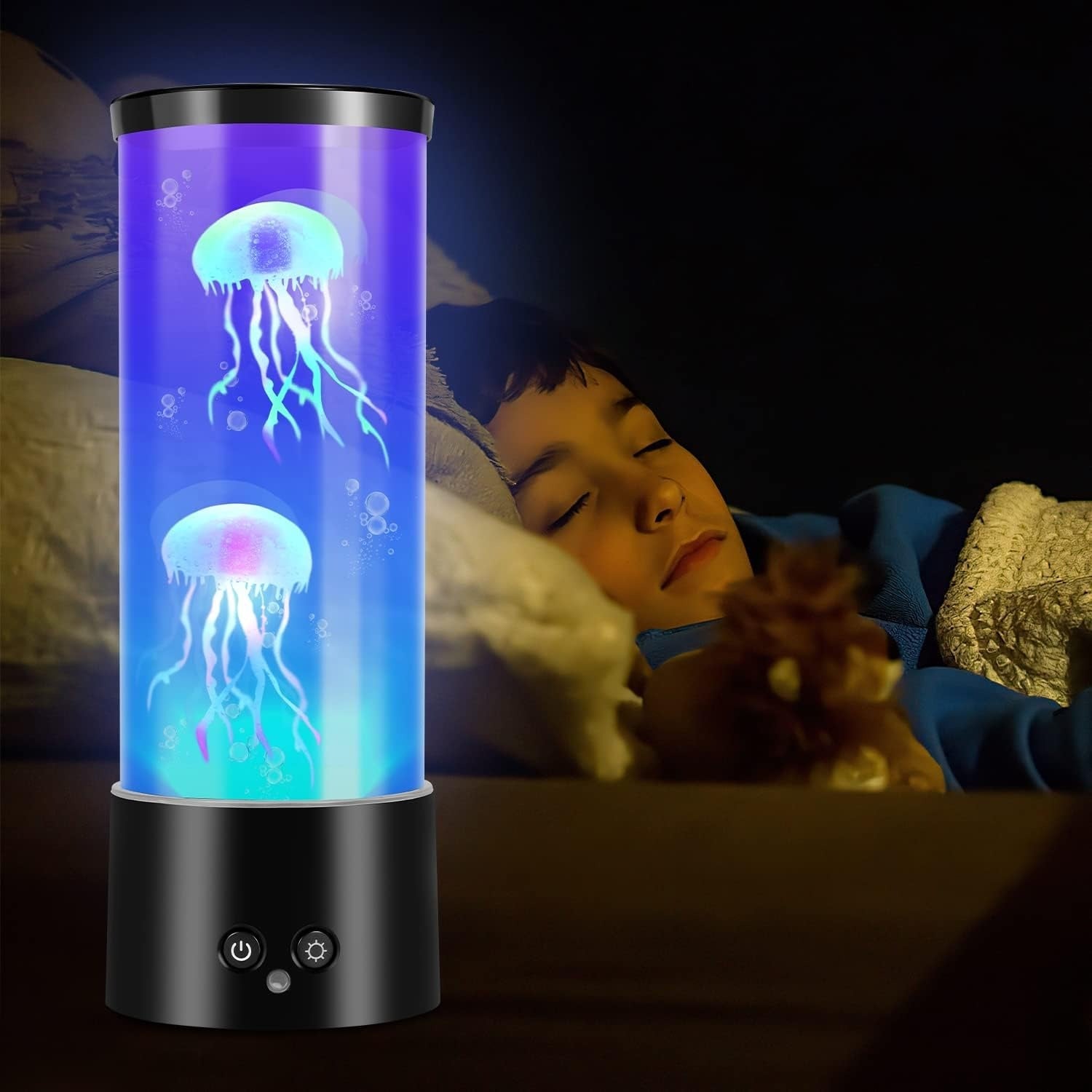 🌊 "LED Jellyfish Lamp – Realistic Moving Jellyfish Aquarium Light with Remote, 7 Color Changing Modes & Quiet Motor | Relaxing Mood Light for Home, Office, Bedroom & Kids Room Decor" - RELUX.STORE
